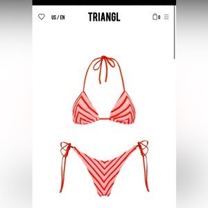 triangl swimsuit medium top small bottom